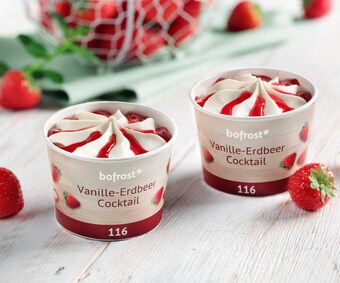 Cocktail glacé vanille-fraise (Numéro d’article 00116)
