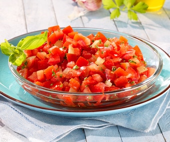 Dés de tomates aux épices méditerranéennes (Numéro d’article 01754)