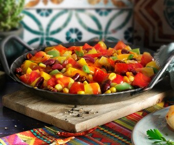 Poêlée de légumes à la mexicaine (Numéro d’article 01766)