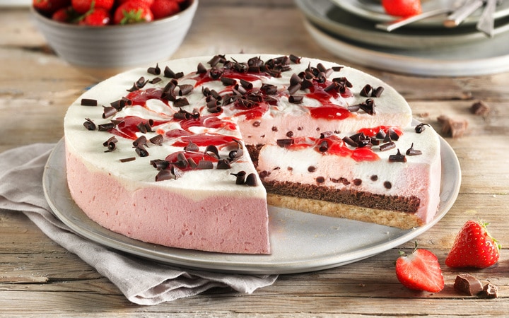 Gâteau aux fraises et au yaourt (Numéro d’article 10378)