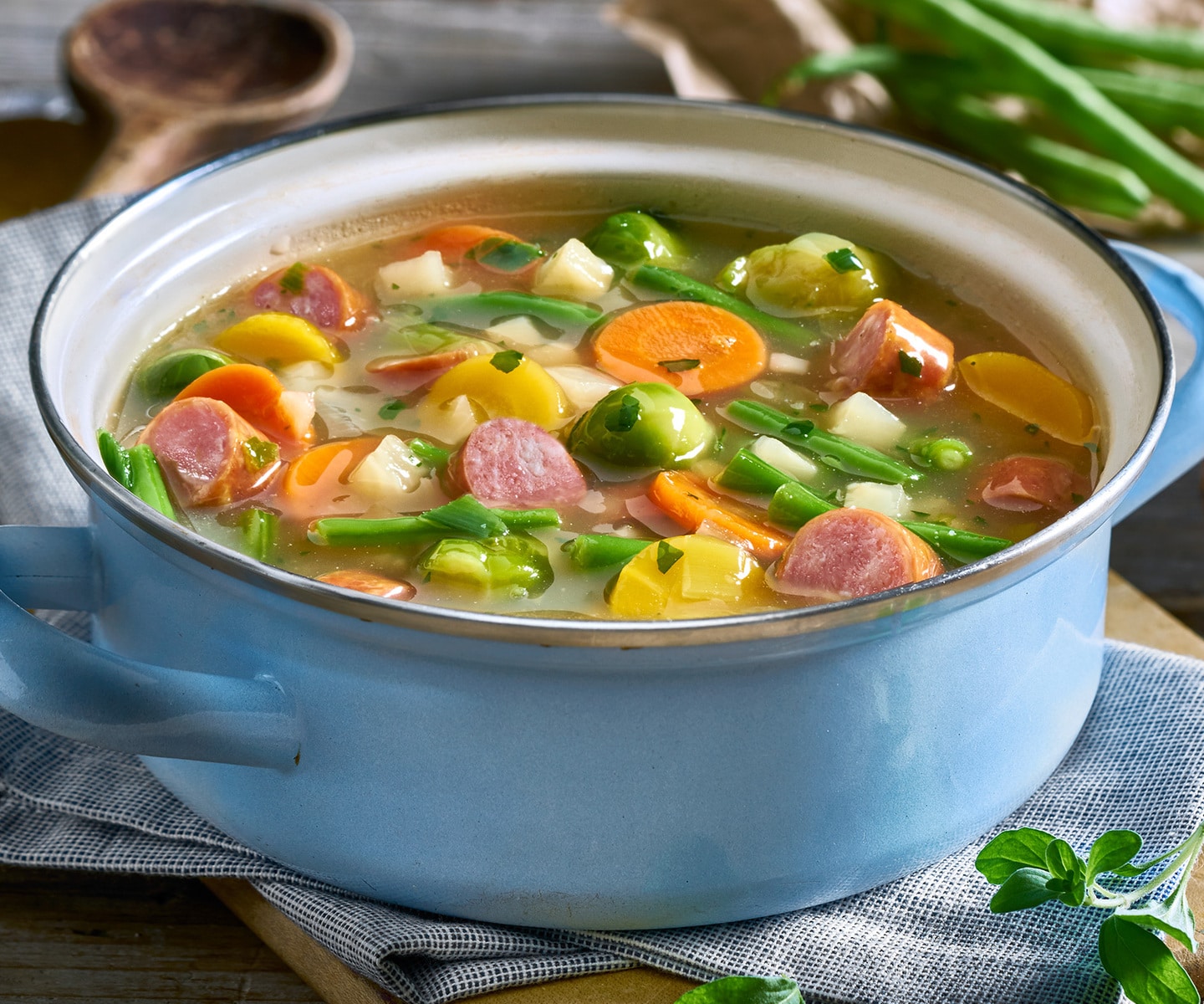 Gemüse-Eintopf mit Mettwurst (10735) versandkostenfrei bestellen