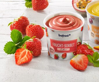 Frucht-Sorbet Erdbeer (Artikelnummer 10788)