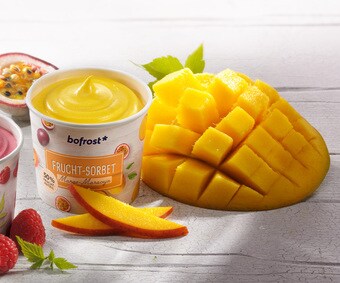 Sorbet mangue-fruit de la passion (Numéro d’article 11188)