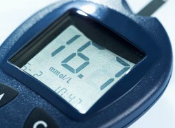 Diabetes mellitus - Blutzuckermessgerät