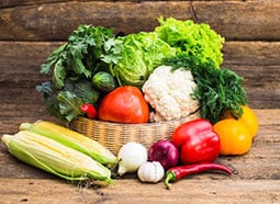 Ernährung in der Schwangerschaft - Gemüsekorb
