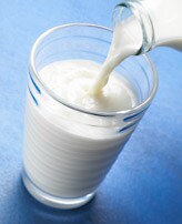 Laktoseintoleranz - Milchglas