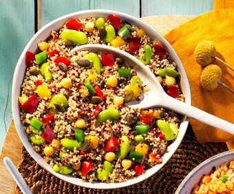 Salade mixte légumes-quinoa (Numéro d’article 11783)
