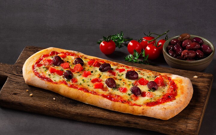 Pizza alla Romana Pomodoro e Olive (Numéro d’article 10414)