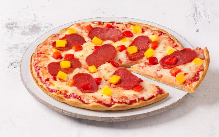 Pizza „frisch & knusprig“ Salami-Paprika (Artikelnummer 10425)