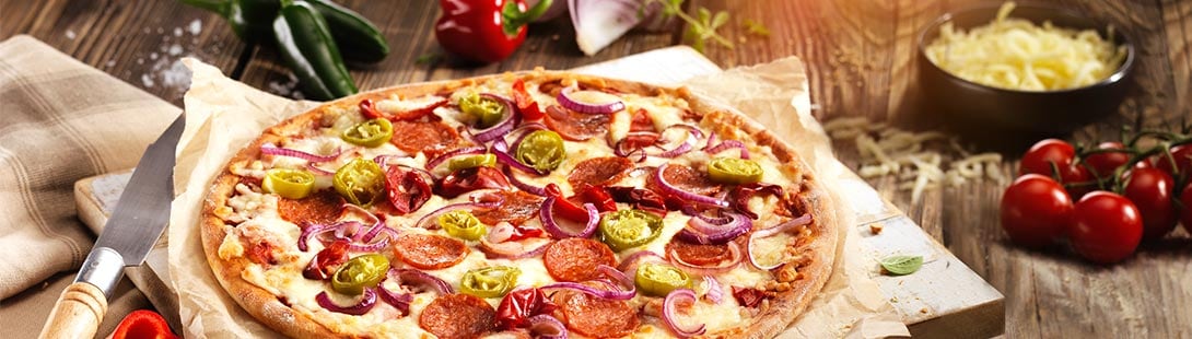 Plats préparés - Pizza salami et piments